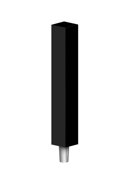 BLK BATON (CHR) TAP HANDLE