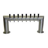 8 TAP BRUSHED SS PASS-THRU TOWER AIR COOLED
