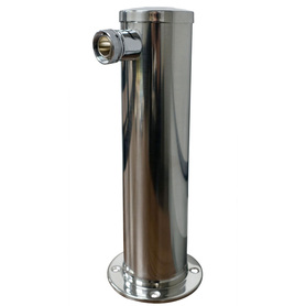 1 TAP 3" POLISHED SS COLUMN TWR(BARRIER) AIR-NO TAP