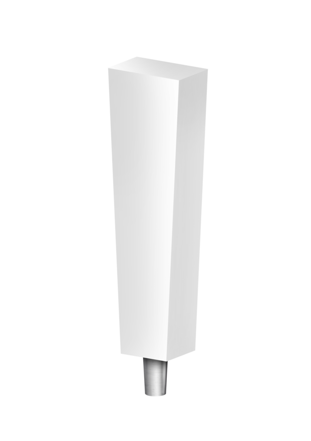 WHITE MINI TRAP-Z (CHR) TAP HANDLE
