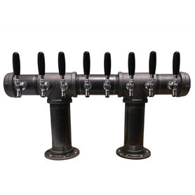 8 TAP 3"DIA CAST IRON DOUBLE PEDESTAL TOWER AIR COOLED