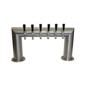 6 TAP BRUSHED SS PASS-THRU TOWER AIR COOLED