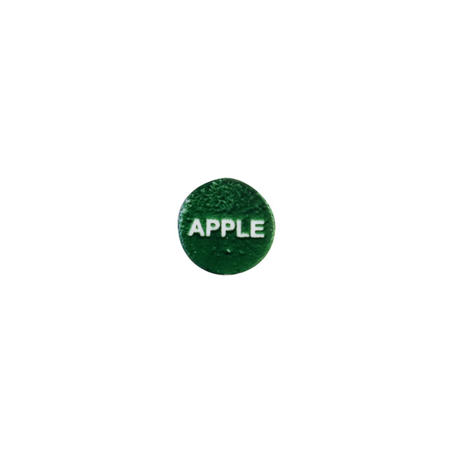 WB/SA (APPLE)-GREEN BUTTON CAP