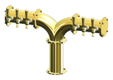 6 TAP(3"OC)CANDY GOLD ALBATROSS "Y" CH-MX CLD