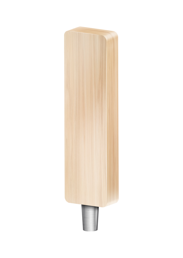 NATURAL CC BLOCK (CHR) TAP HANDLE