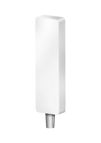WHT BLOCK (CHR) TAP HANDLE