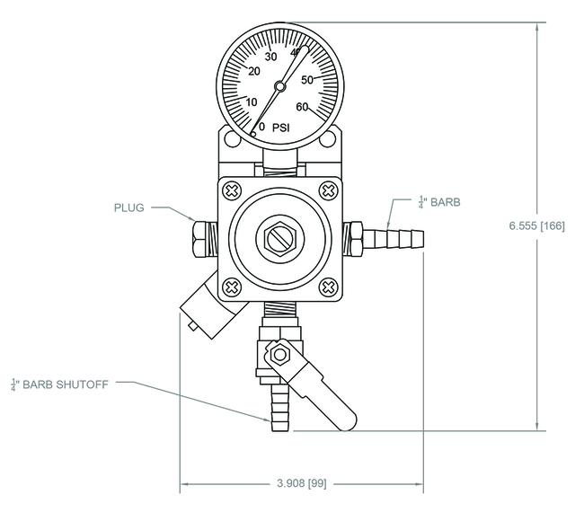 PM.60lb SECONDARY REG(P,1/4B,1/4SO)