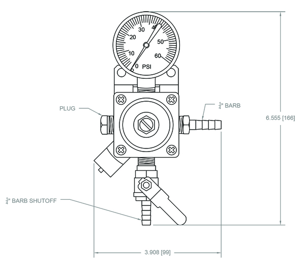 PM.60lb SECONDARY REG(P,1/4B,1/4SO)