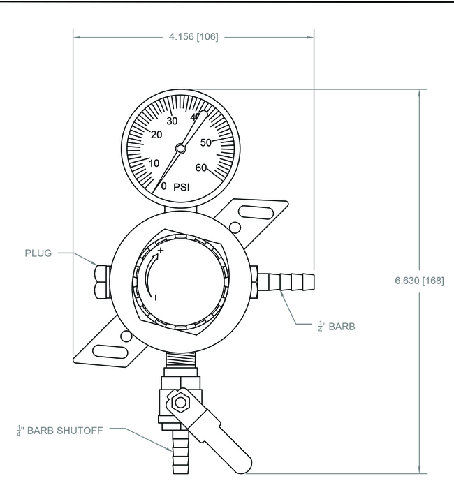 T.60lb SECONDARY REG(P,1/4B,1/4SO)