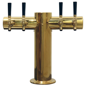 4 TAP PVD-BRASS METRO-T TOWER CLD