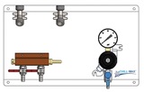 CHILL-MAX 1Pr/2P TF REG GAS DISTRIBUTOR PANEL