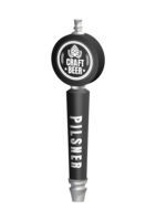 BR-4S 4CP BLK ROUND CONICAL (CHR) TAP HANDLE