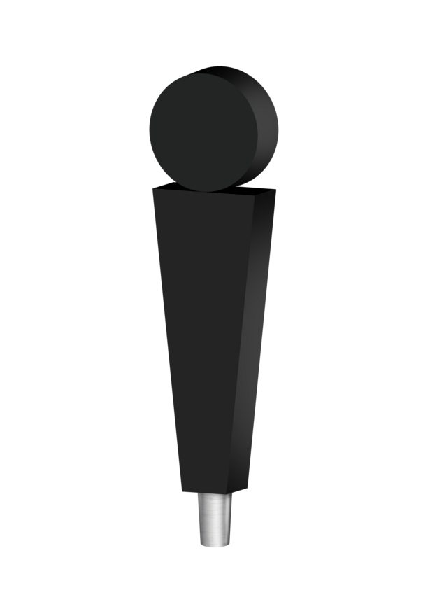 BLK HEIDELBERG (CHR) TAP HANDLE