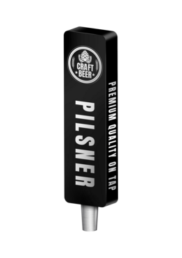BR-4S 4CP BLK BLOCK (CHR) TAP HANDLE