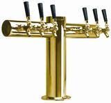 6 TAP PVD-BRASS METRO-T TOWER AIR COOLED