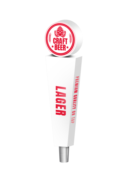 BR-4S 4CP WHITE HEIDELBERG TAP HANDLE