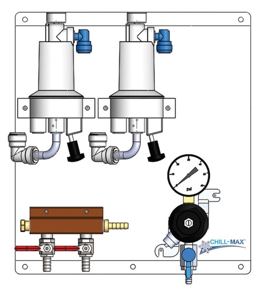 CHILL-MAX 1Pr/2P TF REG/SMART FOB GAS DIST PANEL [-BKT]