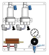 CHILL-MAX 1Pr/2P TF REG/SS SMART FOB GAS DIST PANEL [-BKT]