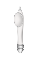 WHT LG-PUB W/SHIELD (CHR) TAP HANDLE