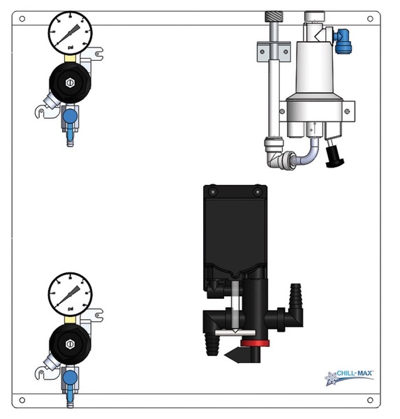 CHILL-MAX 1P TF REG/TF SMART FOB BEER PUMP PANEL