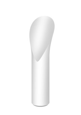 BLK FLUTE (CHR) TAP HANDLE