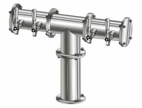 4 TAP(3"OC)POLISHED SS CONDOR "T" CH-MX AIR