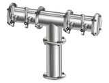 4 TAP(3"OC)POLISHED SS CONDOR "T" CH-MX CLD