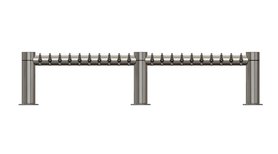 20 TAP POLISHED SS METRO-M TOWER GLYCOL COOLED