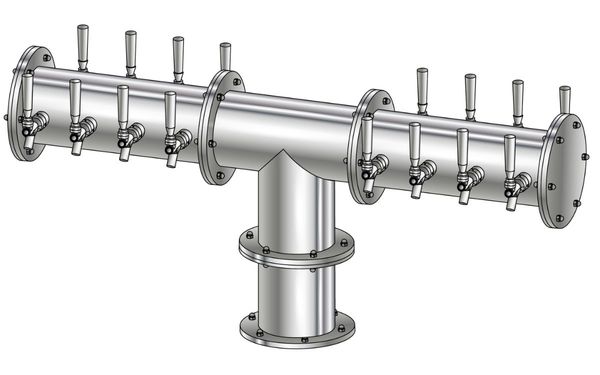 16T 6" Dia.(8+8)DBL SERV. EAGLE "T" TWR CLD,COATED PPB-10618