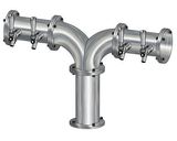 4 TAP(3"OC)BRUSHED SS ALBATROSS "Y" CH-MX AIR