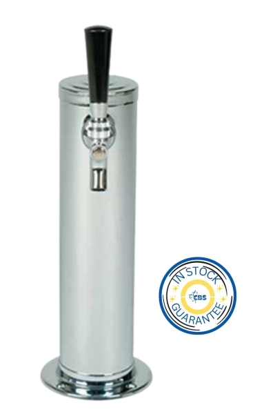 1 TAP 3" DIA. POLISHED SS COLUMN TOWER AIR COOLED