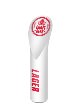 BR-2S 4CP RED-PMS200C FLUTE (CHR) TAP HANDLE
