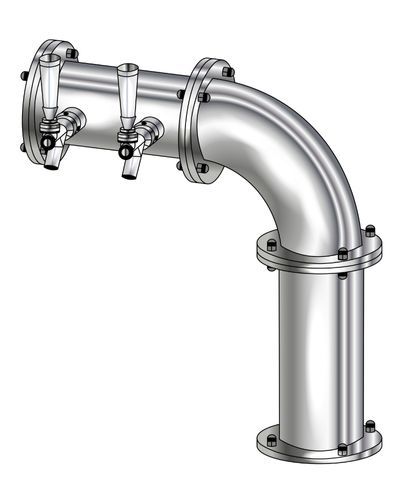2 TAP(4"OC)POLISHED SS LINX R7 CH-MX CLD