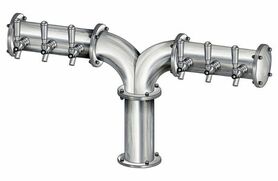 6 TAP(3"OC)BRUSHED SS ALBATROSS "Y" CH-MX AIR