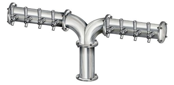 8 TAP(3"OC)BRUSHED SS ALBATROSS "Y" CH-MX AIR