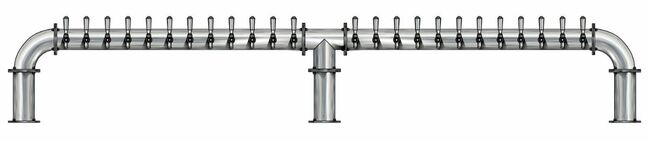 24 TAP(4"OC)BRUSHED SS LIONS GATE 3P CH-MX CLD