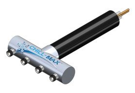 4 TAP(4"OC/4"D)WALL MT-CTR BK X CARTRIDGE-GLYCOL COOLED