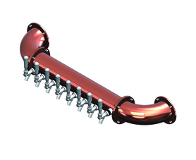 8 TAP(3"OC)CANDY COPPER  LIONS GATE WM CH-MX AIR