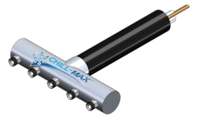 5 TAP(4"OC/4"D)WALL MT-BACK X CARTRIDGE-GLYCOL COOLED