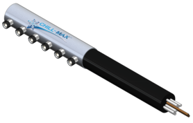 6 TAP(4"OC)4"DIA PIPE-SIDE EXIT CARTRIDGE-GLYCOL COOLED