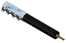 4 TAP(3"OC)4"DIA PIPE-SIDE EXIT CARTRIDGE-GLYCOL COOLED