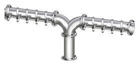 10 TAP(3"OC)POLISHED SS ALBATROSS "Y" CH-MX CLD