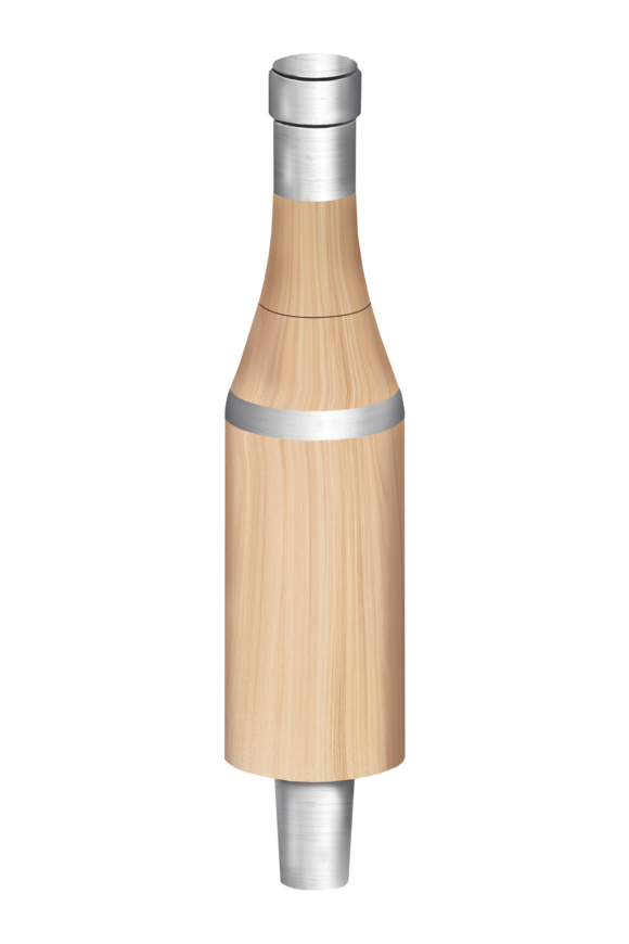 NATURAL "WHITE WINE" BOTTLE TAP HANDLE