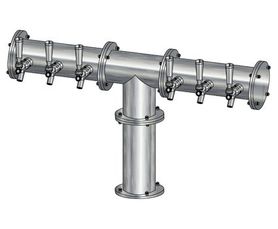 6 TAP(4"OC)BRUSHED SS CONDOR "T" CH-MX CLD