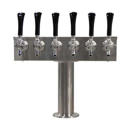 6 TAP BRUSHED SS[3"D]T-TOWER AIR COOLED