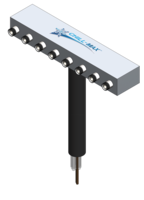 8 TAP(3"OC)3"DIA "T"- BOTTOM EXIT CARTRIDGE-GLYCOL COOLED