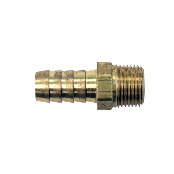 BRASS 3/8" NPT x 1/2" BARB