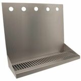 5H 16"W BRUSHED SS WALL MT. DRIP TRAY